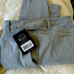 BYLT brand Premium Basics light grey pants